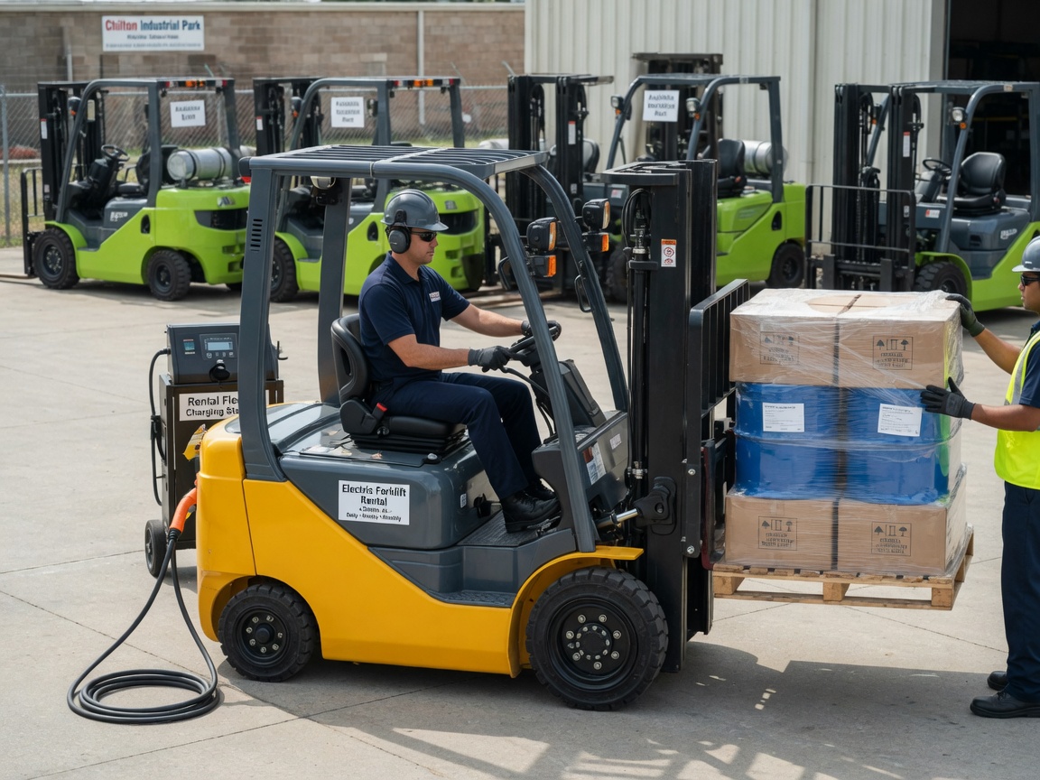 Electric Forklift Rental services