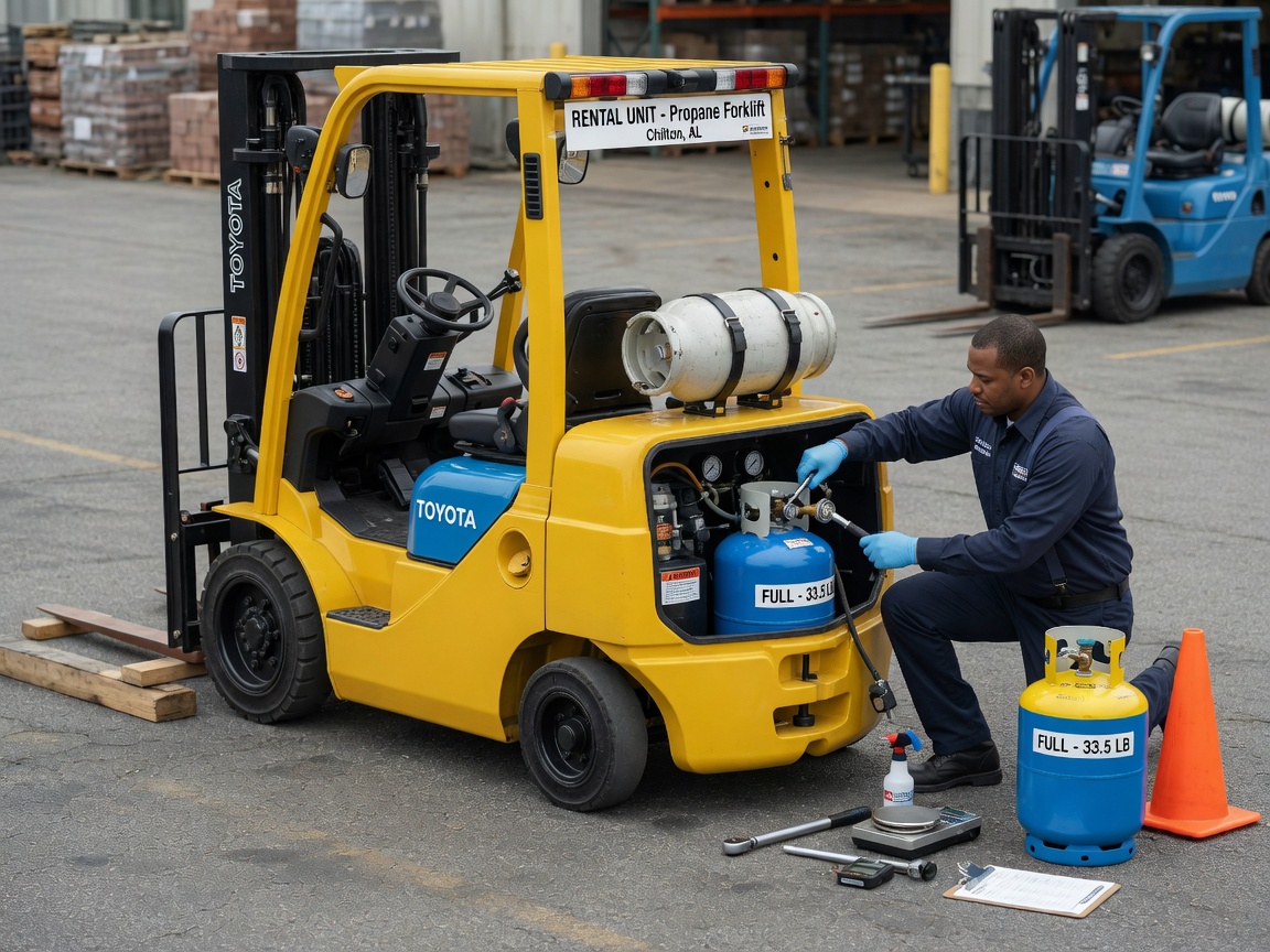 Propane Forklift Rental services