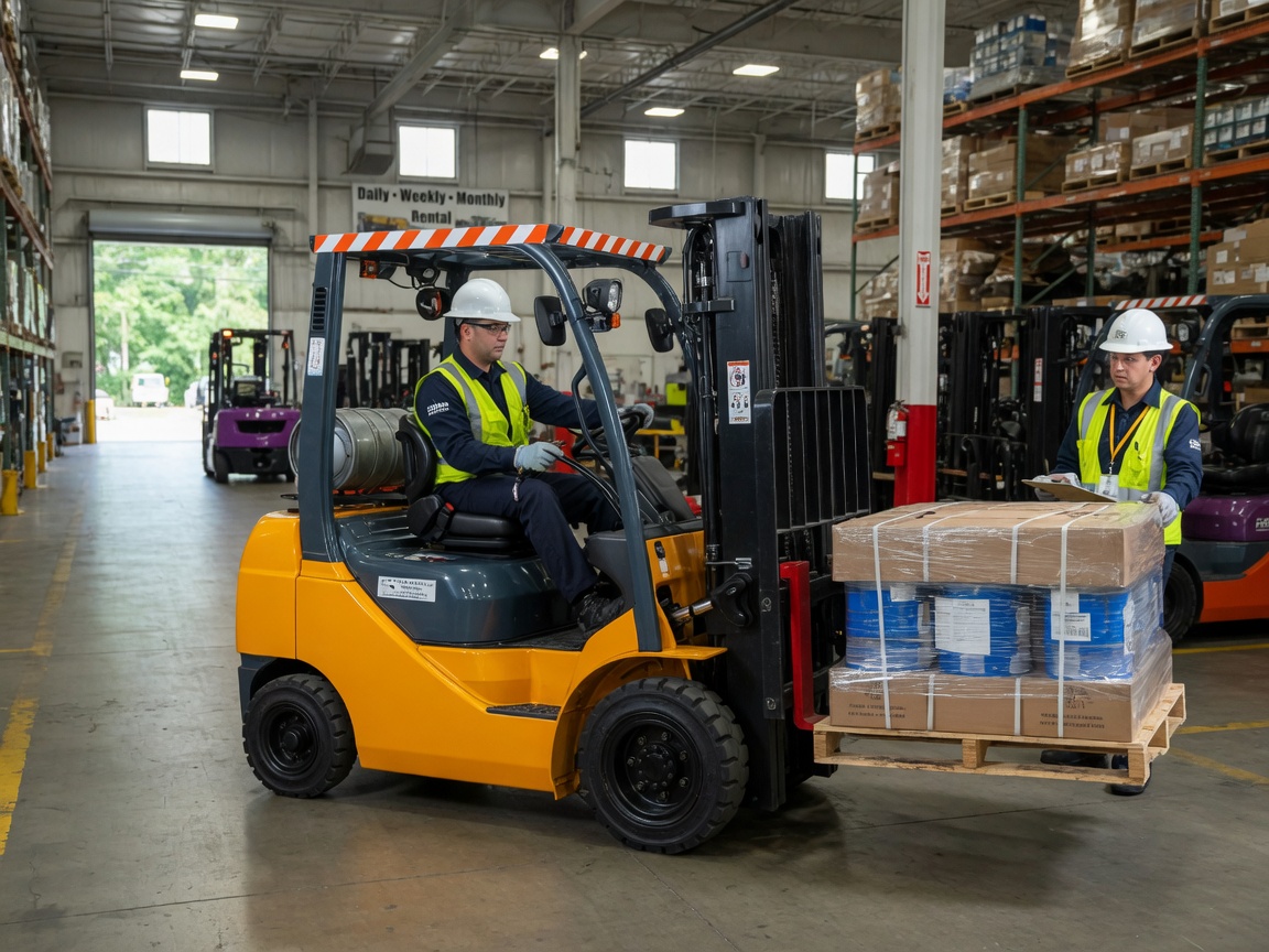 Warehouse Forklift Rental services